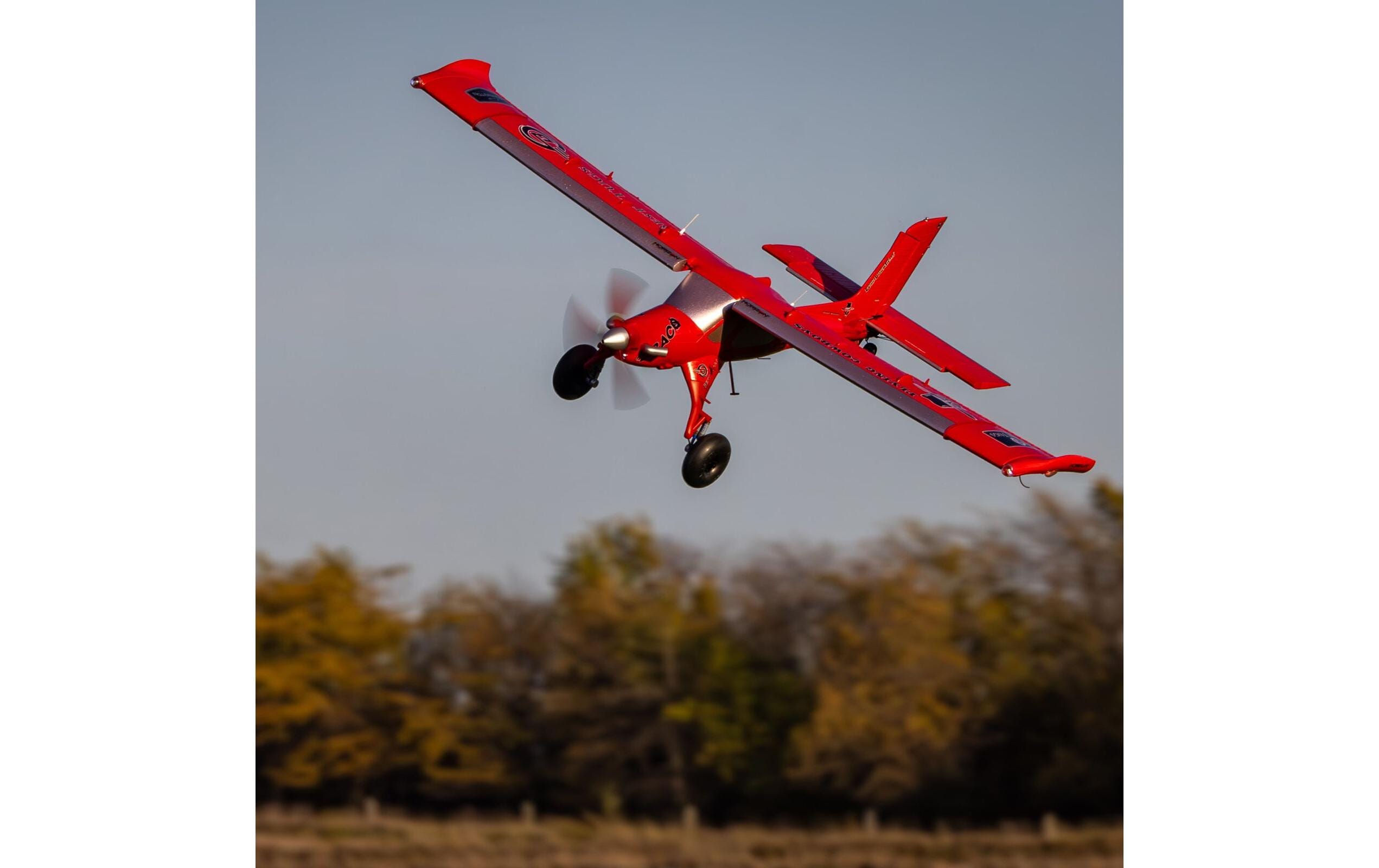 Motorflugzeug Micro DRACO 800 mm AS3X & SAFE, BNF Basic<br>Draco STOL Flugmodell im UMX Format