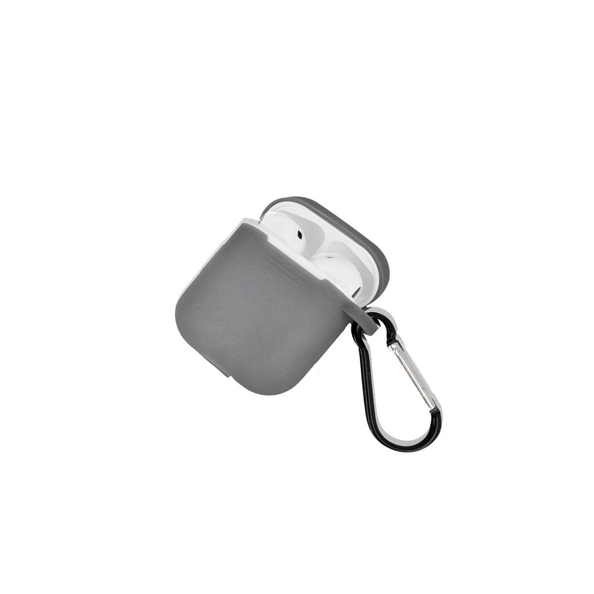 Airpods Beskyttelsesveske med krok, grå