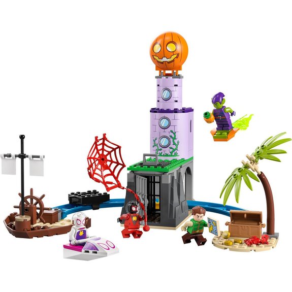 Équipe Spidey au phare du Bouffon vert - Lego Marvel 10790