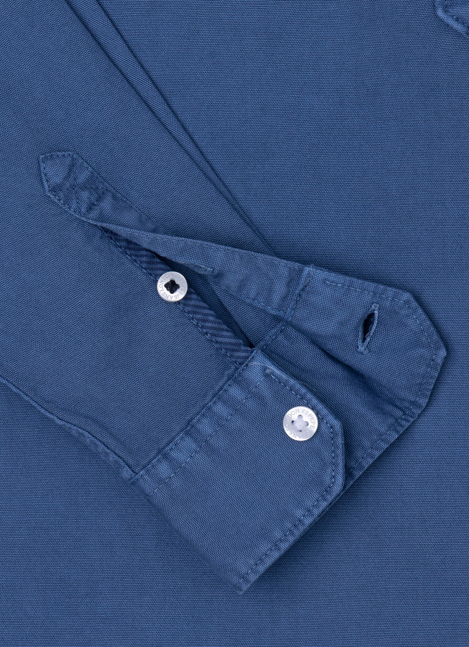 Camisa Oxford Marston de corte regular - azul ozzy