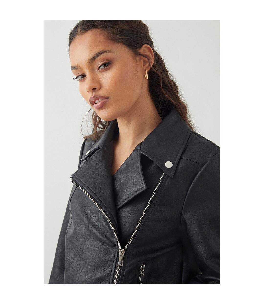 Dorothy Perkins - Veste motard - Femme (Noir) - UTDP1651
