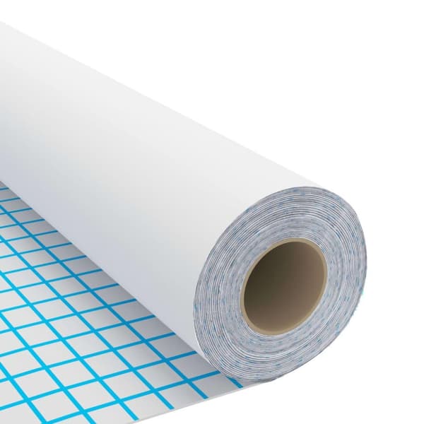 vidaXL Selvklebende folie til møbler hvit 500x90 cm PVC