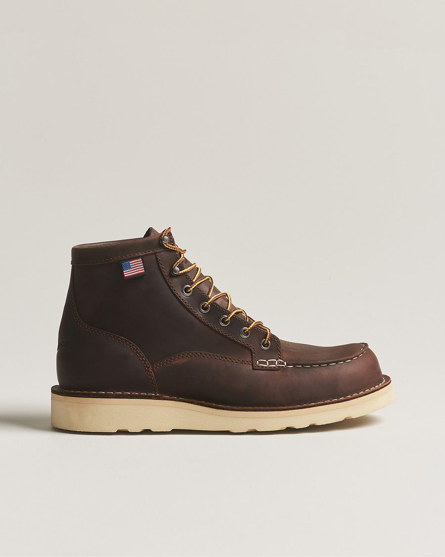 Danner Bull Run Leather Moc Toe Boot Brown