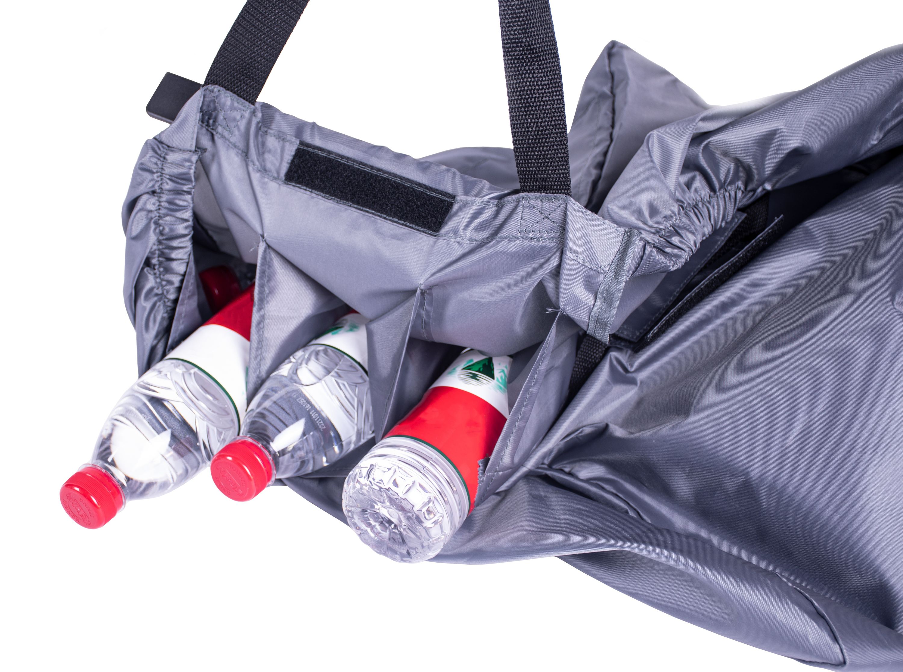 Einkaufswagentasche mit Kühlfach 40L grau