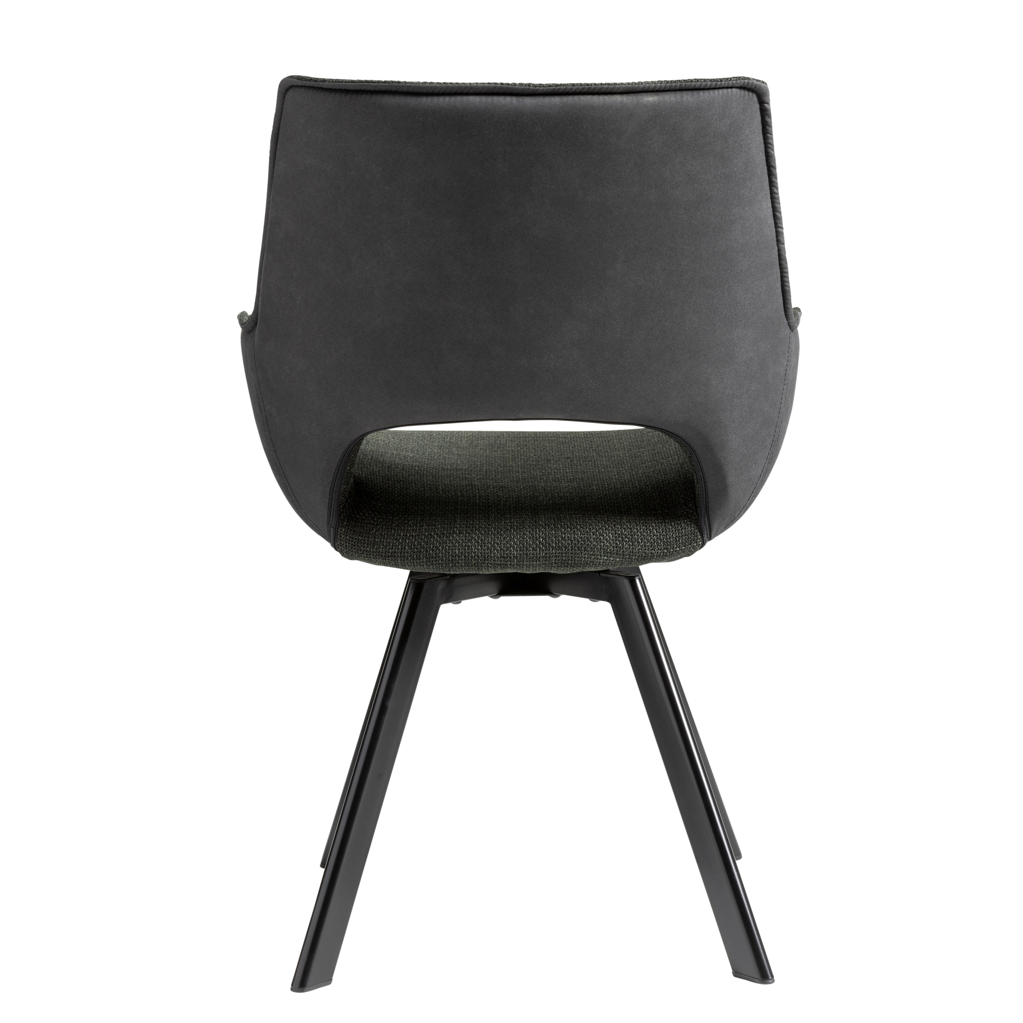 Lodge Living draaistoel Carry groen boucle