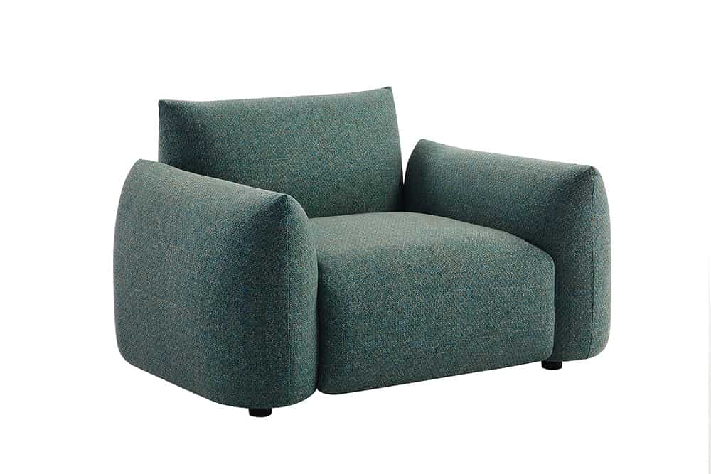 In- und Outdoor Gartensessel SEAHAWK türkis Aluminium Olefin 1-Sitzer Sofa wetterfest