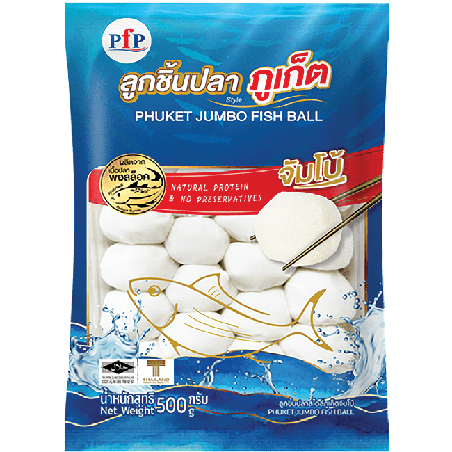 PFP Bevroren Phuket Jumbo Visballen 500g