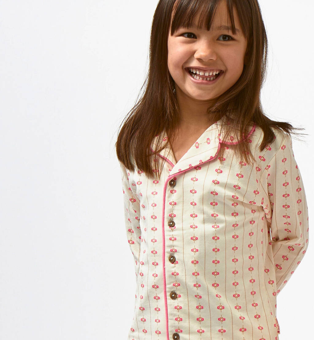Little Label pyjama met all over print roze/beige