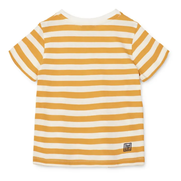 Liewood T-Shirt Manches Courtes Coton Bio Apia | Jaune moutarde