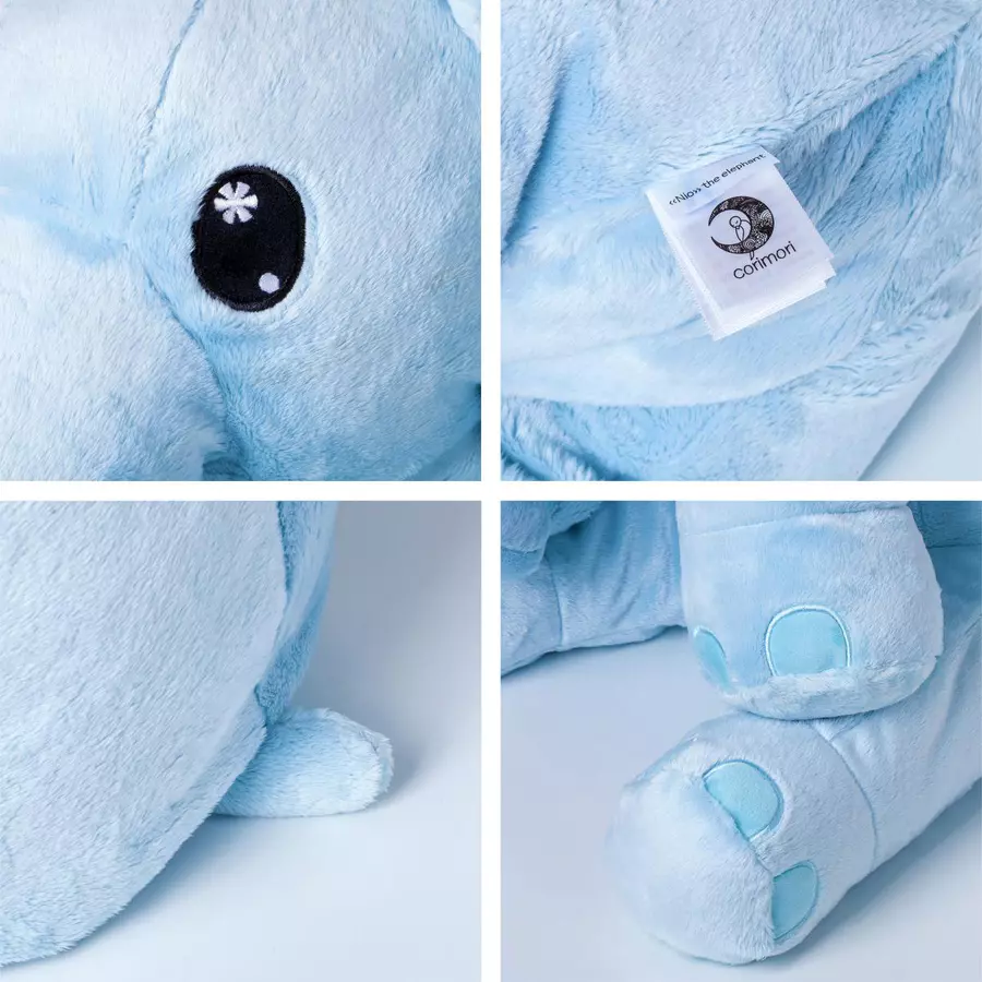 Corimori Plüschtier Elefant Nio XXL blau