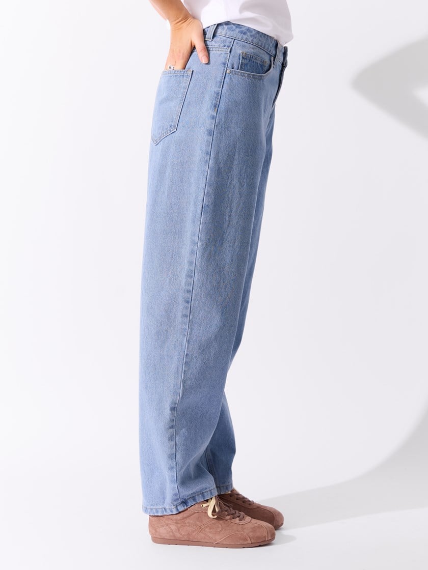 Estelle barrel jeans Super Stonewashed