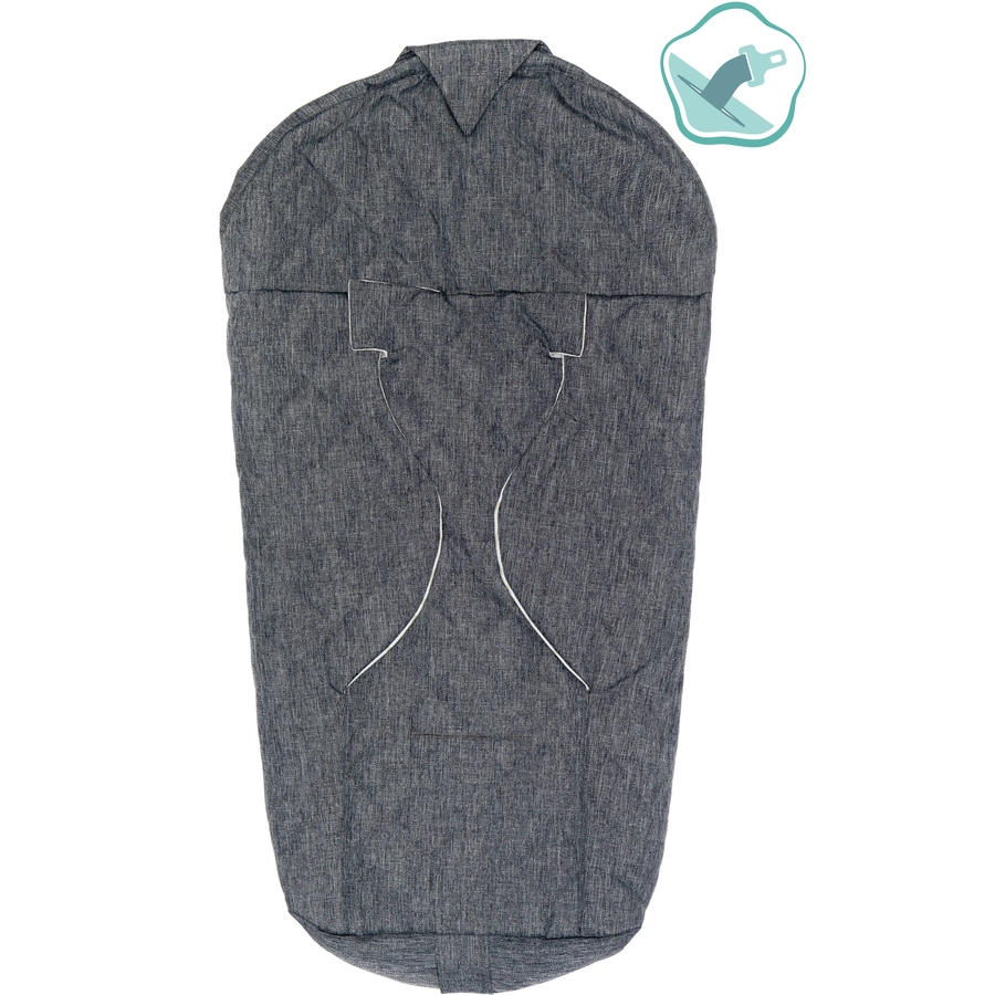 fillikid Sommerfußsack Light Small Gruppe 0 Grau Melange
