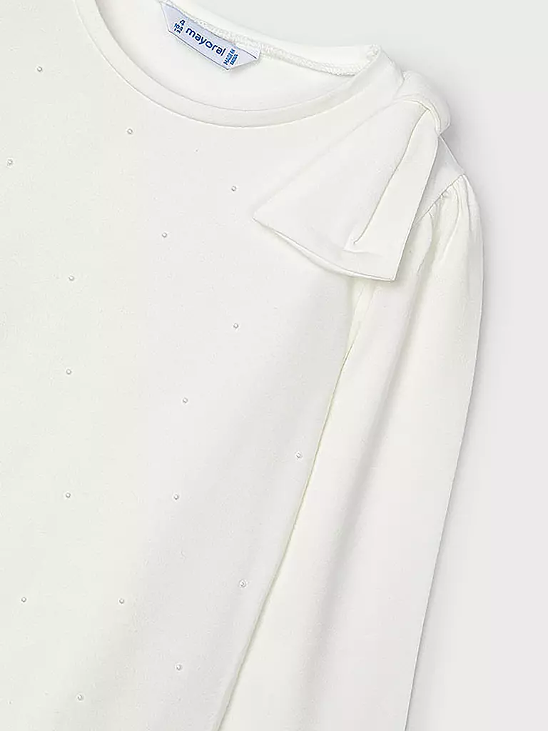 MAYORAL Mädchen Langarmshirt creme
