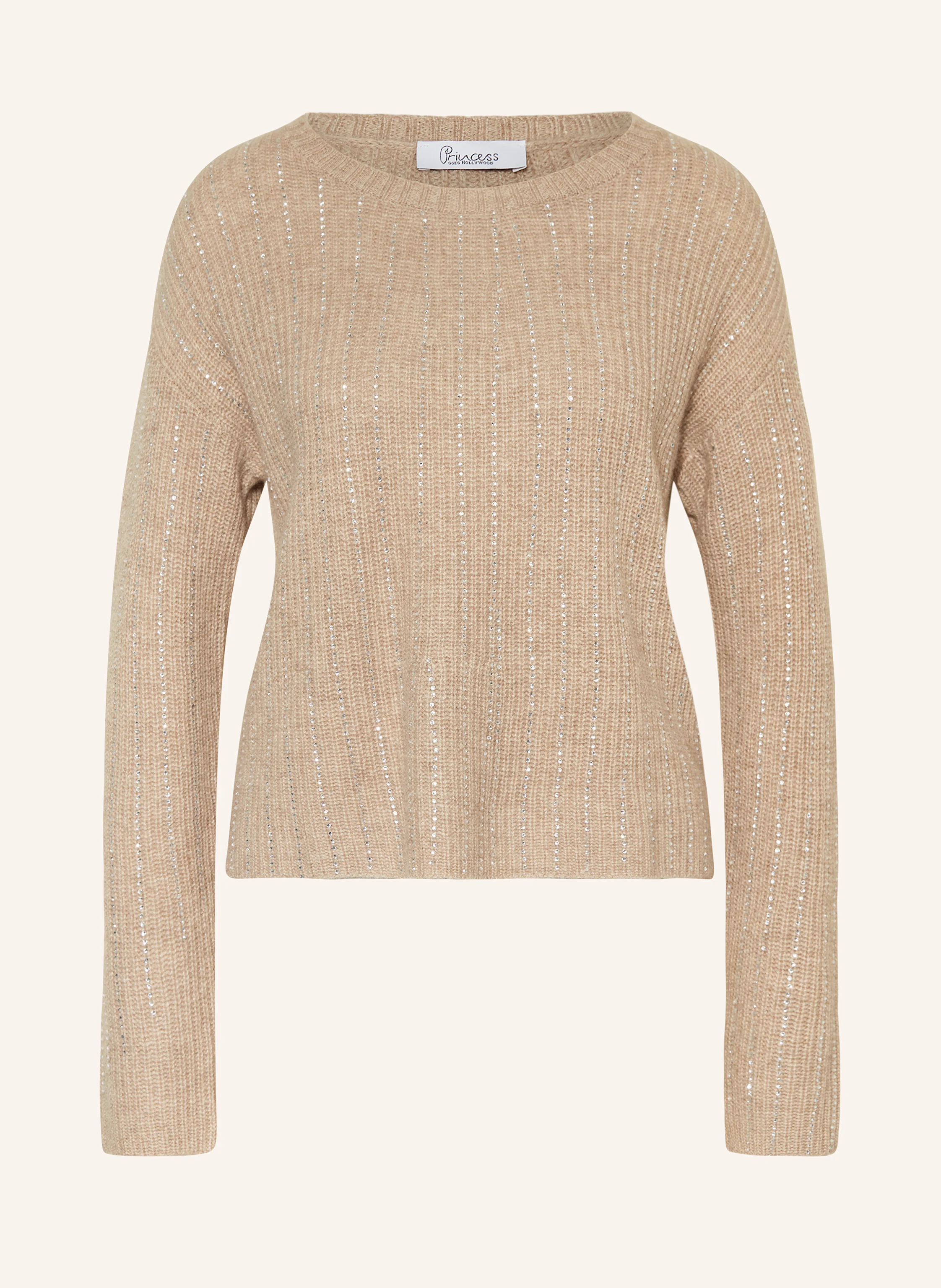 Princess GOES HOLLYWOOD Pullover mit Cashmere und Schmucksteinen