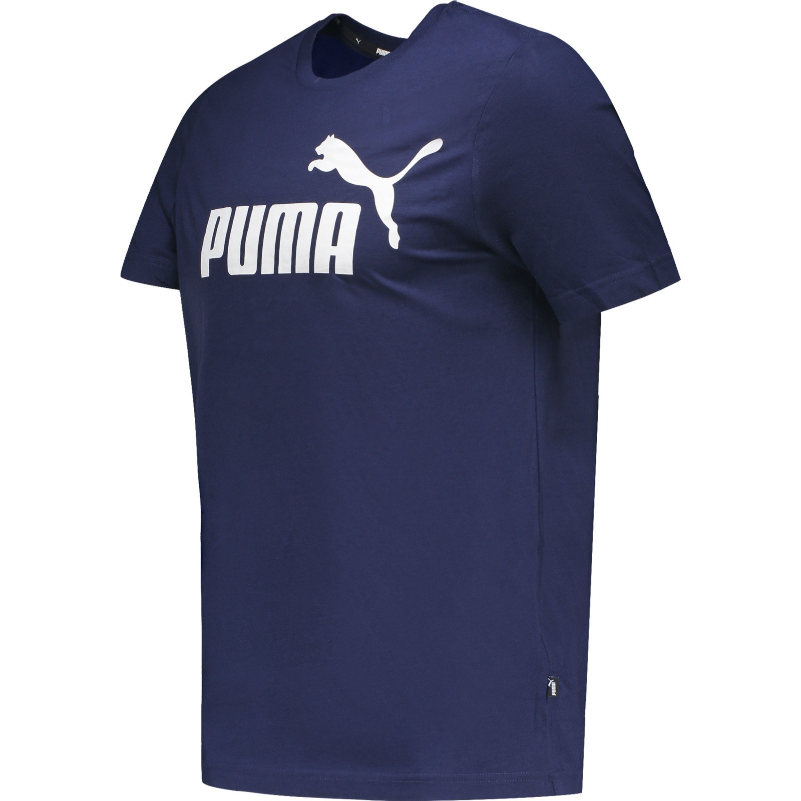 Puma Herren-T-Shirt ESS Logo S, dunkelblau