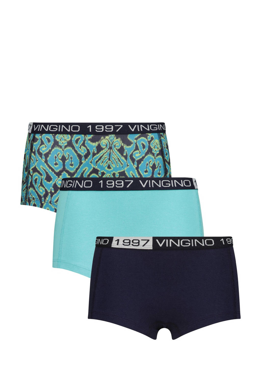 geen 5 shortsshort Fantasy - set van 3 donkerblauw/aqua