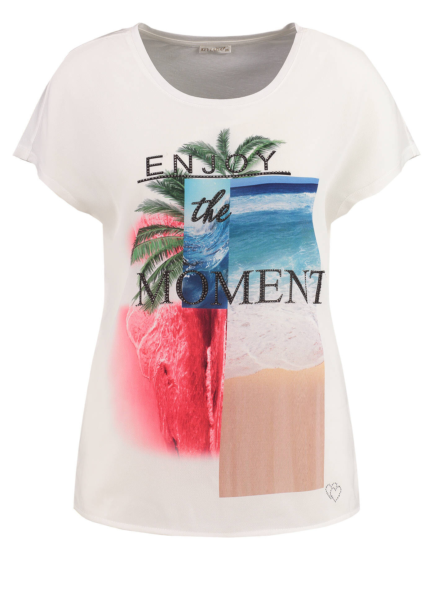 Key Largo| Damen T-Shirt WT MOMENT ROUND