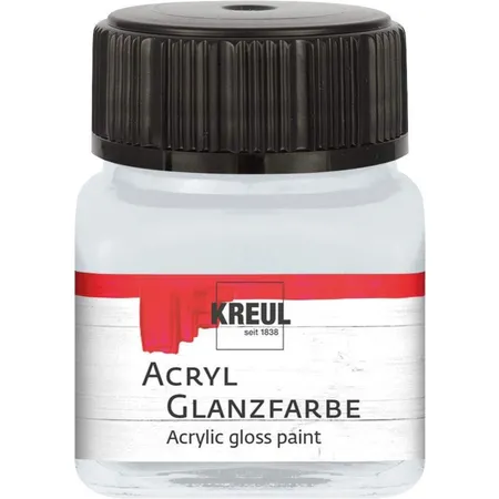 KREUL Acryl Glanzfarbe Hellgrau 20 ml