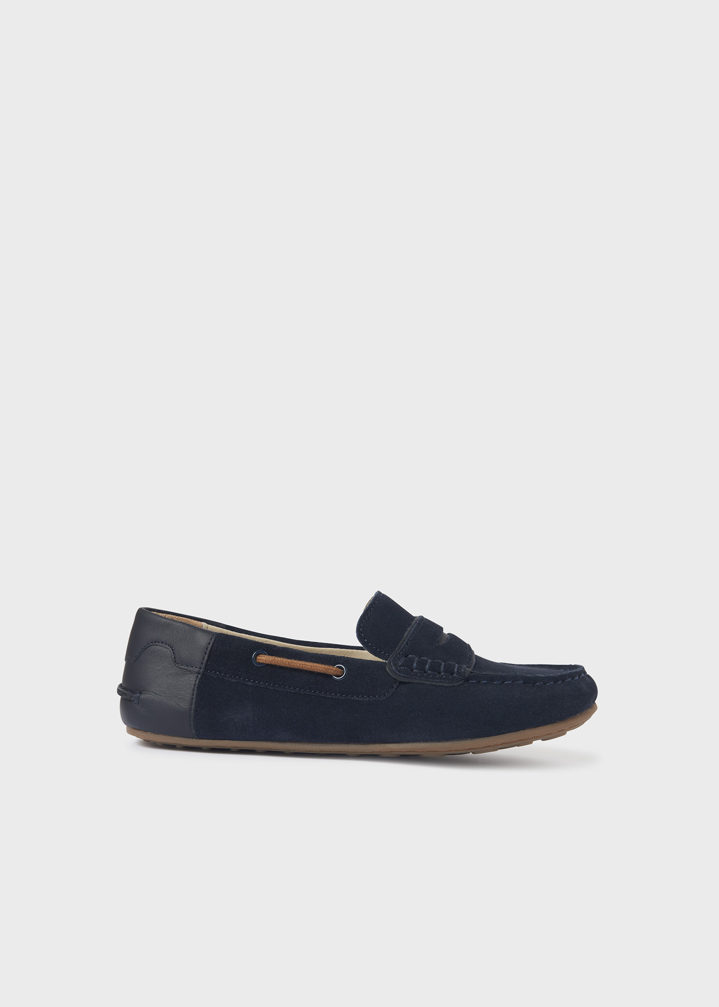Mocassim de couro para meninos