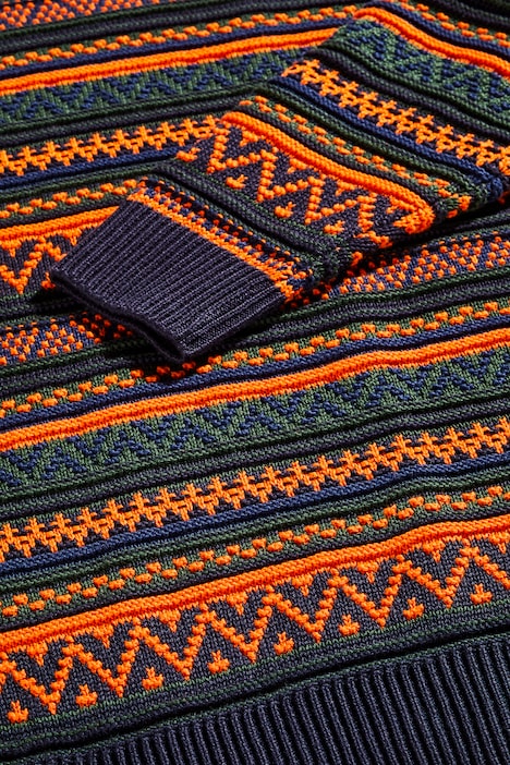 STHUGE Pullover, Strick-Muster, Rundhals, bis 8 XL
