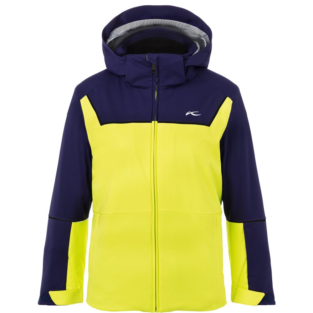 KJUS Speed Reader Skijacke Jungen citrus yellow south blue