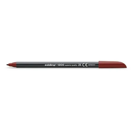 edding 1200 Fasermaler colourpen, 1mm, englischrot