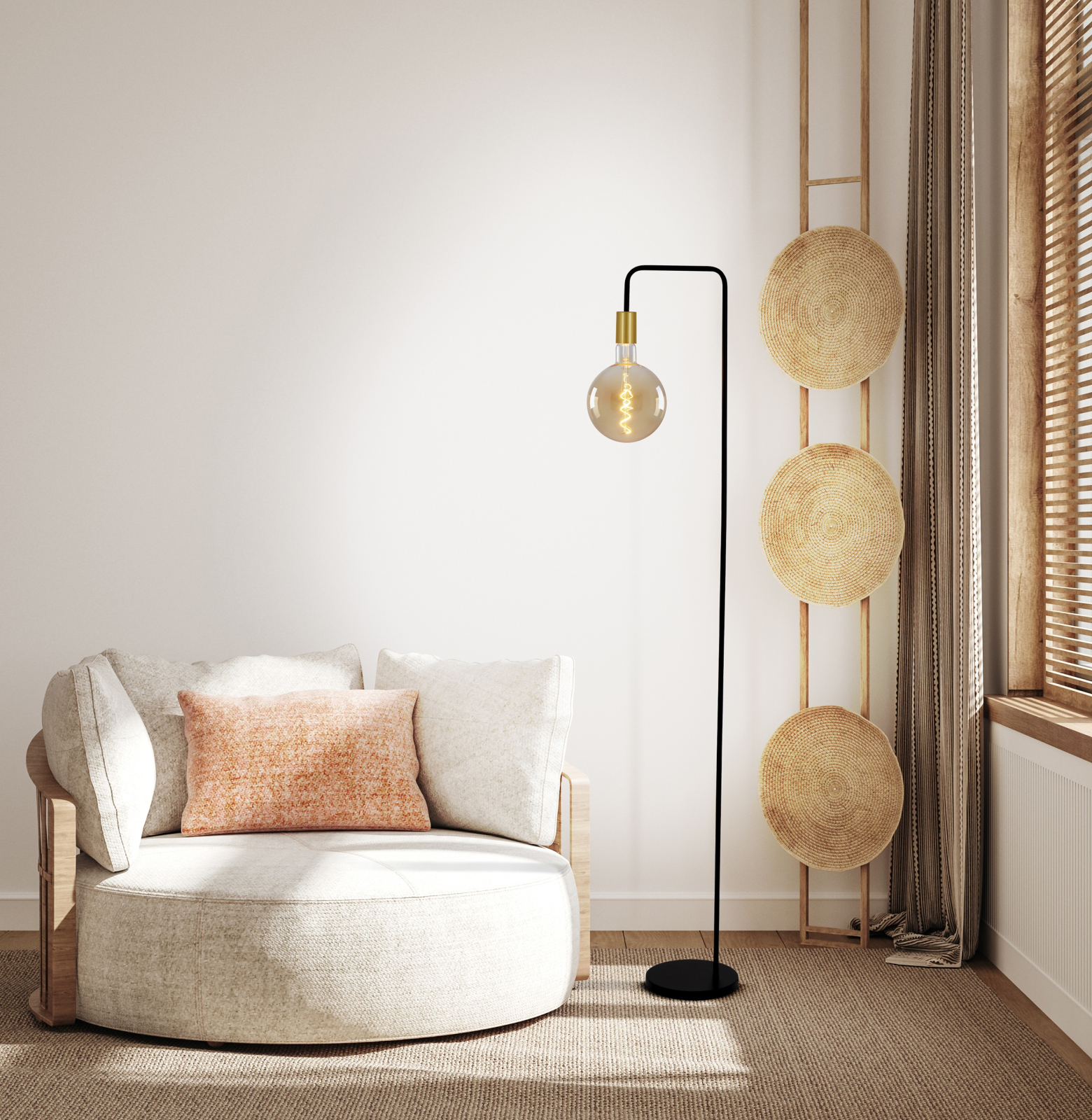 LED-Leuchtmittel DILLY MAX - amber - 5 Watt - E27 - warmweiß