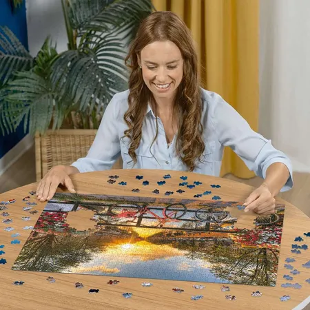 Ravensburger Puzzle - Fahrräder in Amsterdam, 1000 Teile