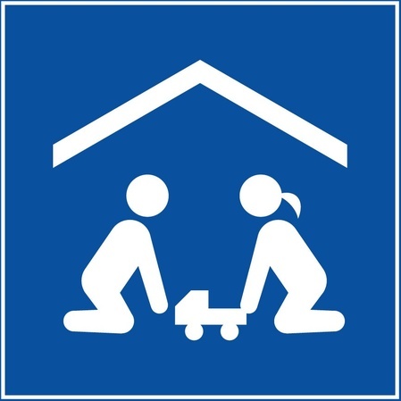 Panneau d'information - Salle de jeux pour enfants - ISO 7001