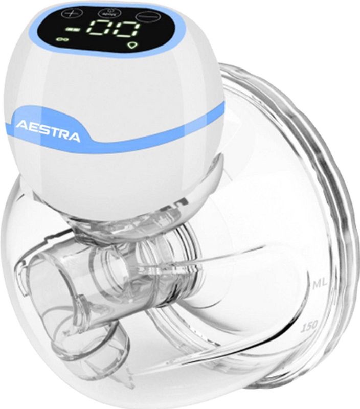 Aestra - Draadloze Borstkolf - Blauw - Handsfree - BPA vrij - 2024 Model