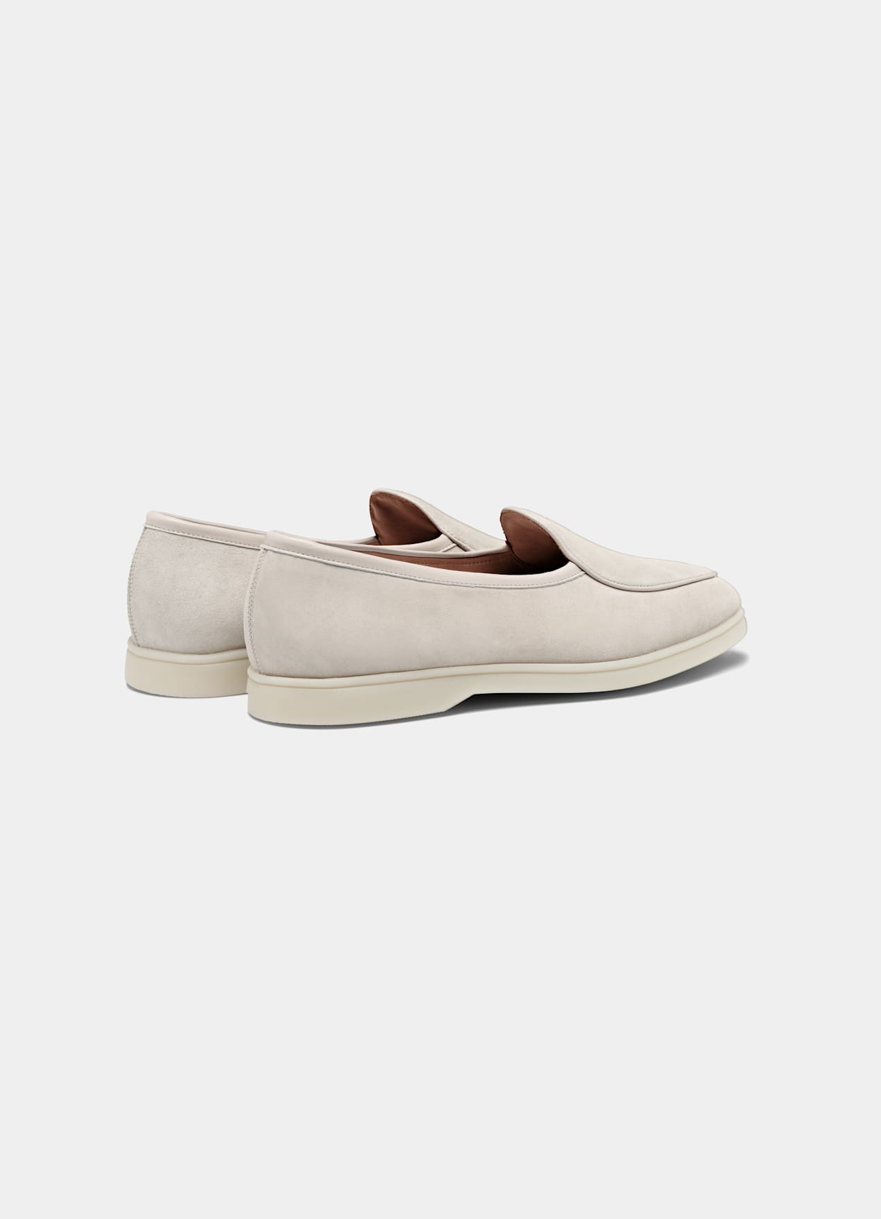 Mocassins taupe clair