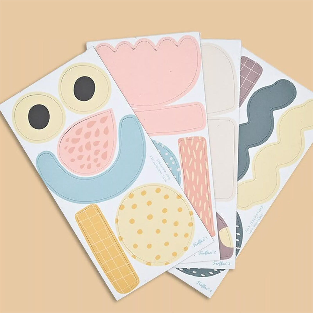 ferflex magneetbord boog met magneten - beige rosé