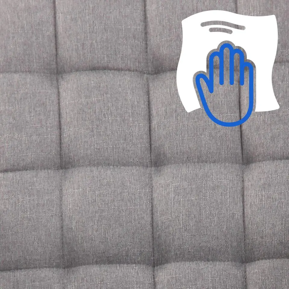 CLP Bureaustoel Terni chroom Frame - Stof - grijs