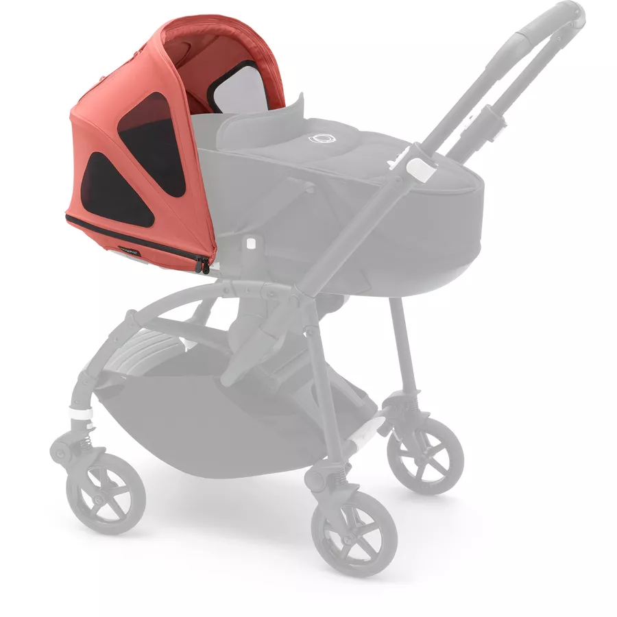 bugaboo Sonnendach mit Lüftungsfenstern Breezy Bee Sunrise Red