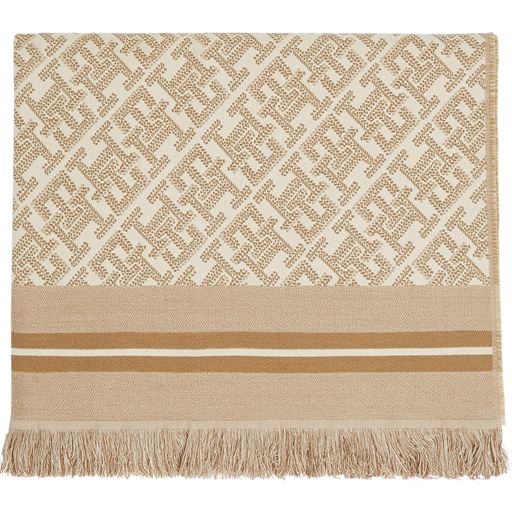 Tommy Hilfiger Monogram Tørklæde, Safari Canvas