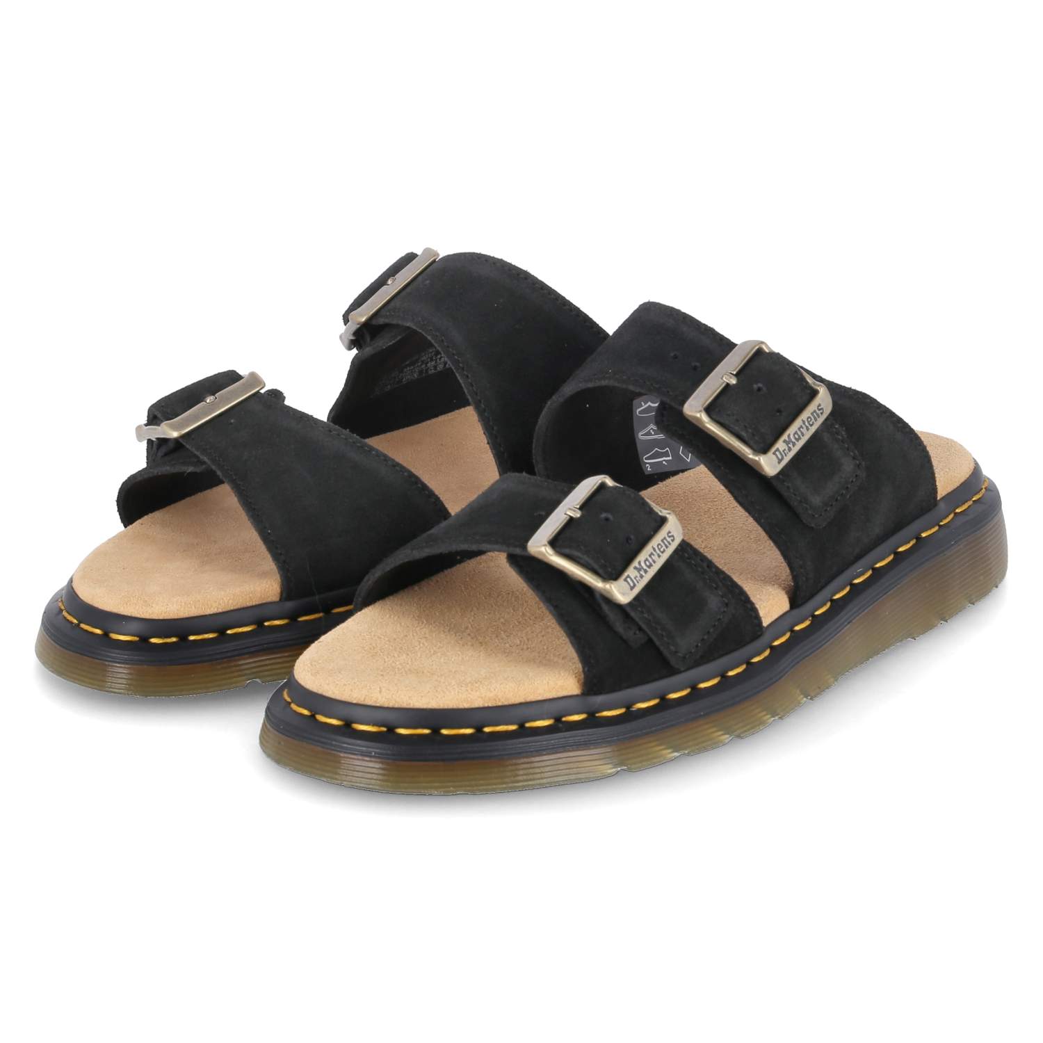 Dr. Martens Pantoletten JOSEF - black