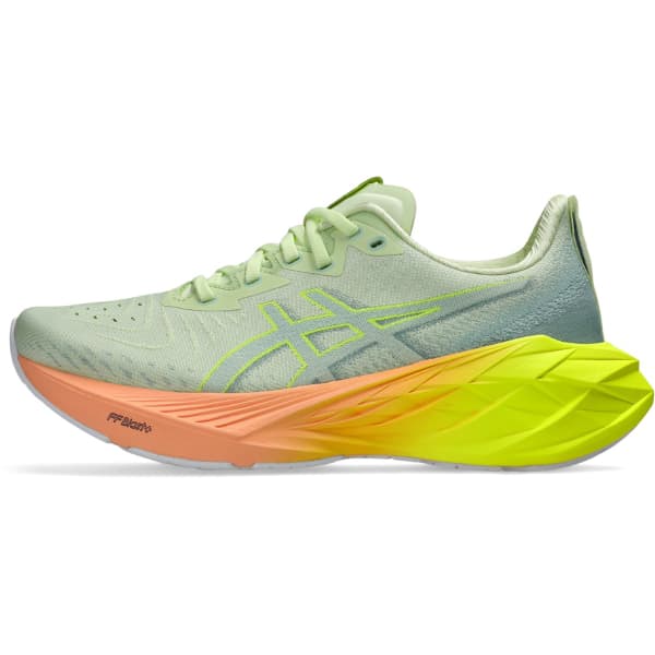 Chaussure running ASICS NOVABLAST 4 PARIS W COOL MATCHA/SAFETY YELLOW