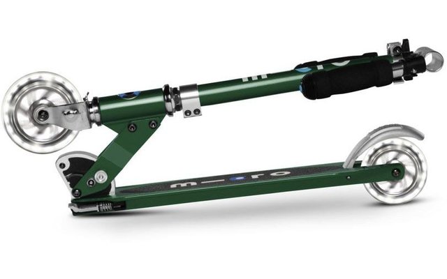 Micro Sprite LED klappbarer Aluminium Scooter mit LED-Rollen