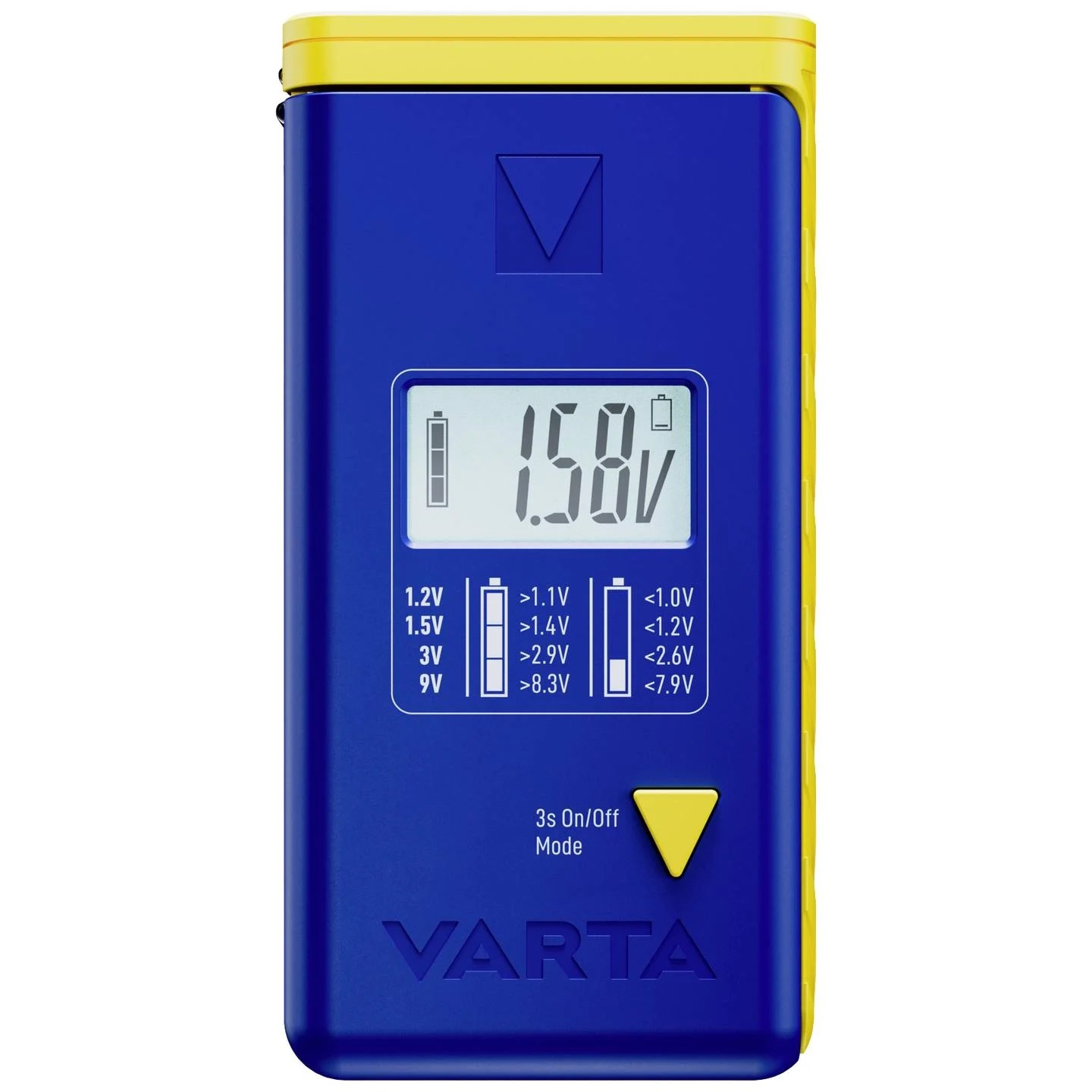 Digitaler Batterie Tester Prüfer für Typ AA / AAA / C / D / 9-V-Block (00893101111)