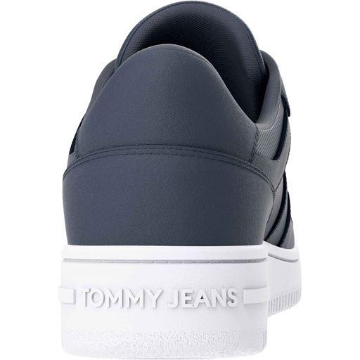 Tommy Hilfiger Retro Essential Leather Basketball Sneakers, Dark Night Navy, 44
