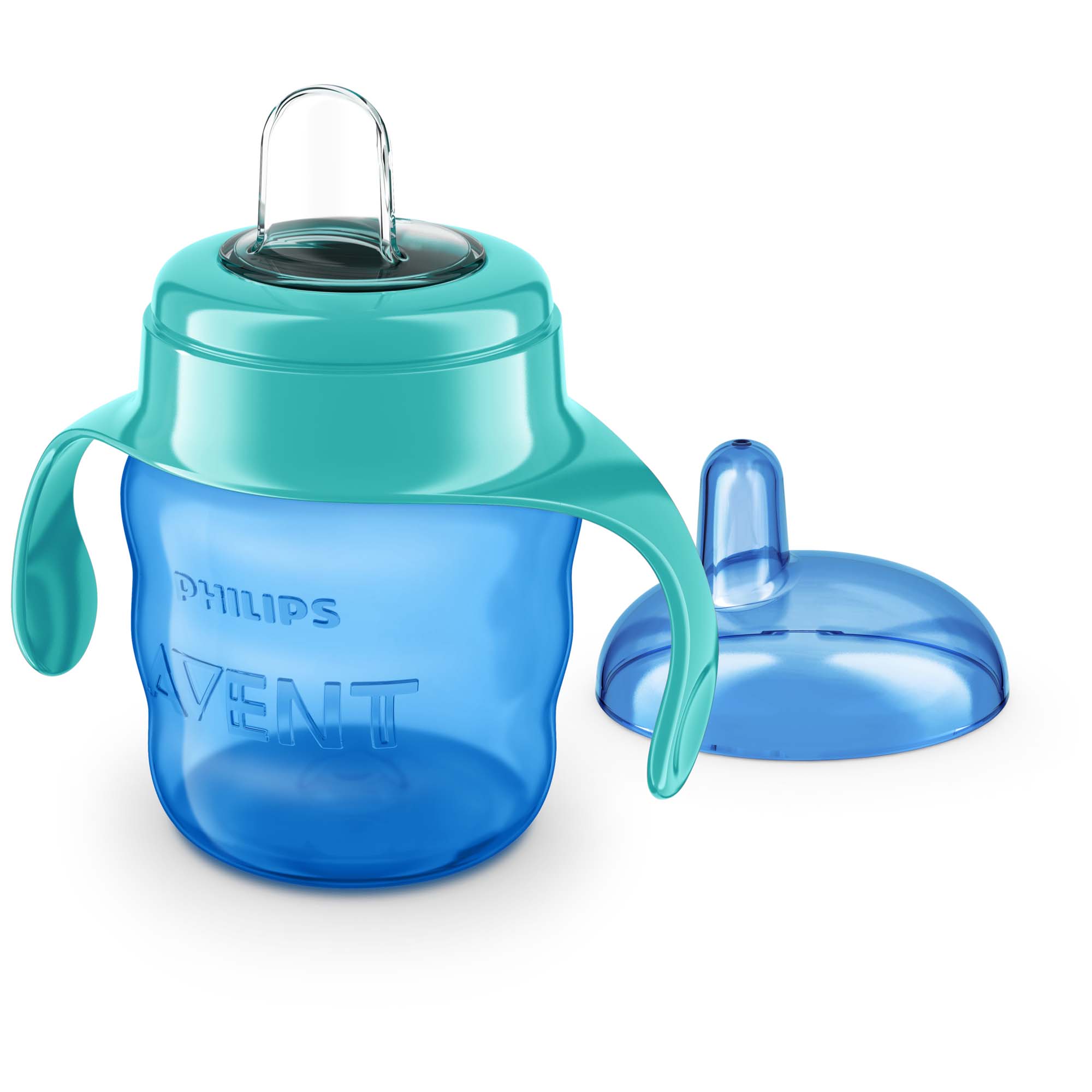 Philips Avent tuitbeker 200ml 6m+ blauw