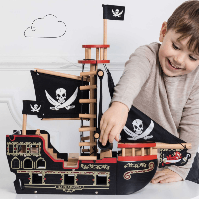 Le Toy Van Barbarossa Sjørøverskip