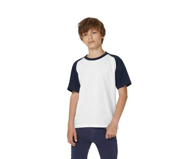 B&C BC231 - T-Shirt Enfant À Manches Raglan