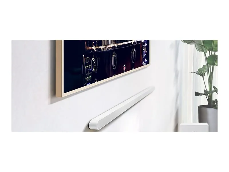 Samsung HW-S701D - S series - lydbarsystem - til hjemmebiograf - 3.1.kanal - trådløs - Bluetooth, Wi-Fi - hvid