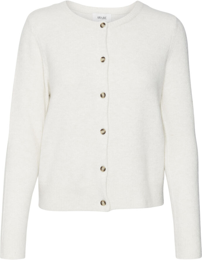 Vero Moda VMLUCILLE LS O-NECK KNIT CARDIGAN V Birch