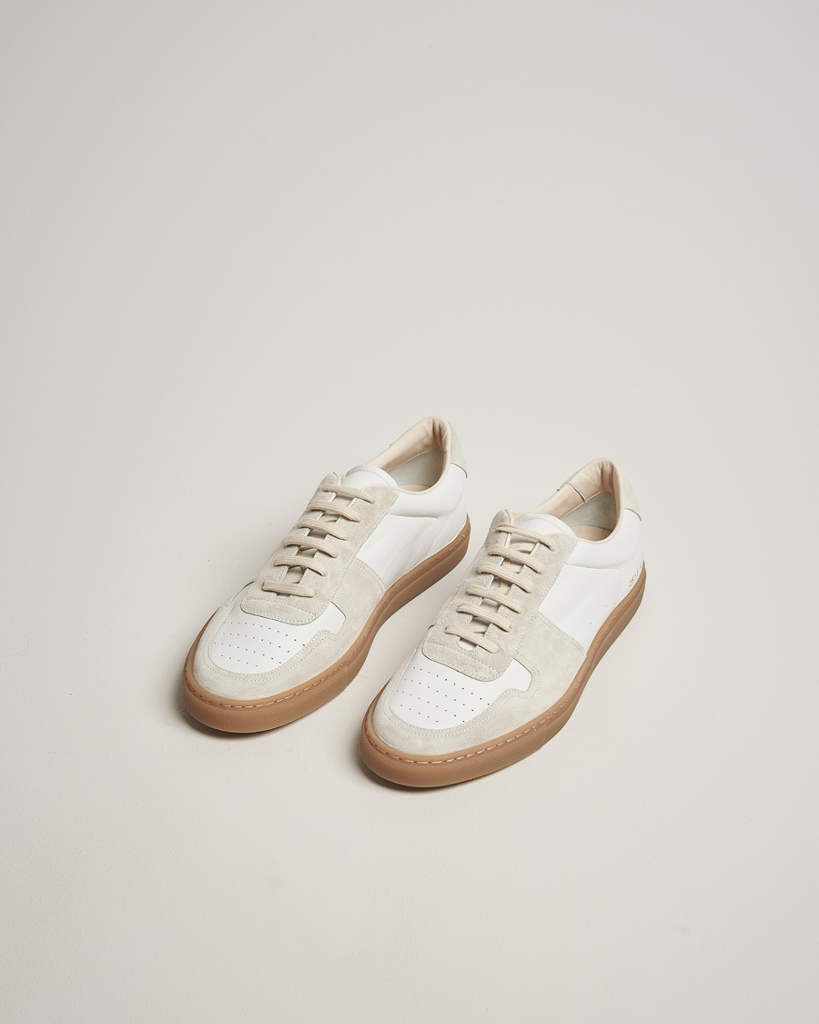 Common Projects BBall Slim Gum Sole Sneaker Off White