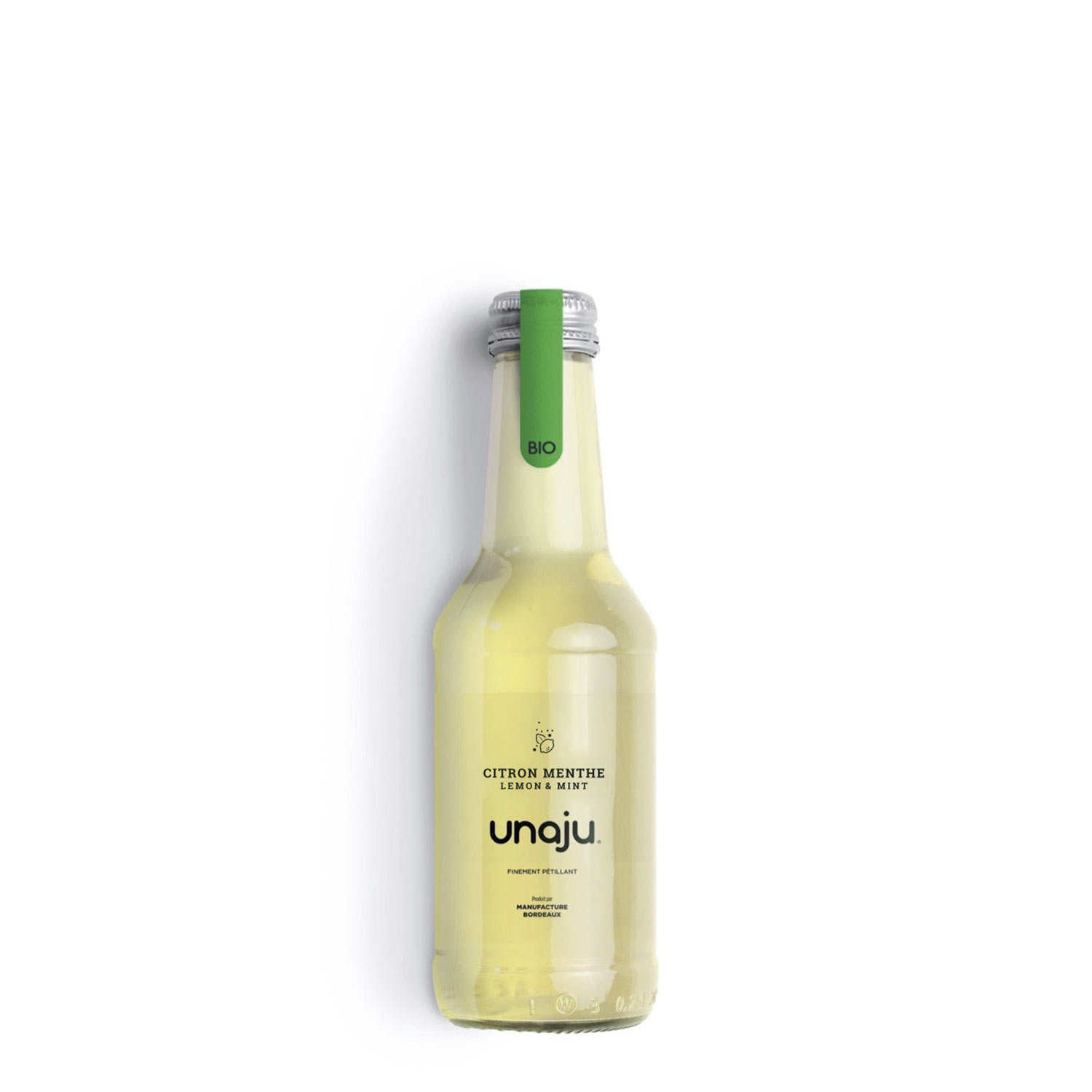 Jus de fruit bio et pétillant - Citron menthe