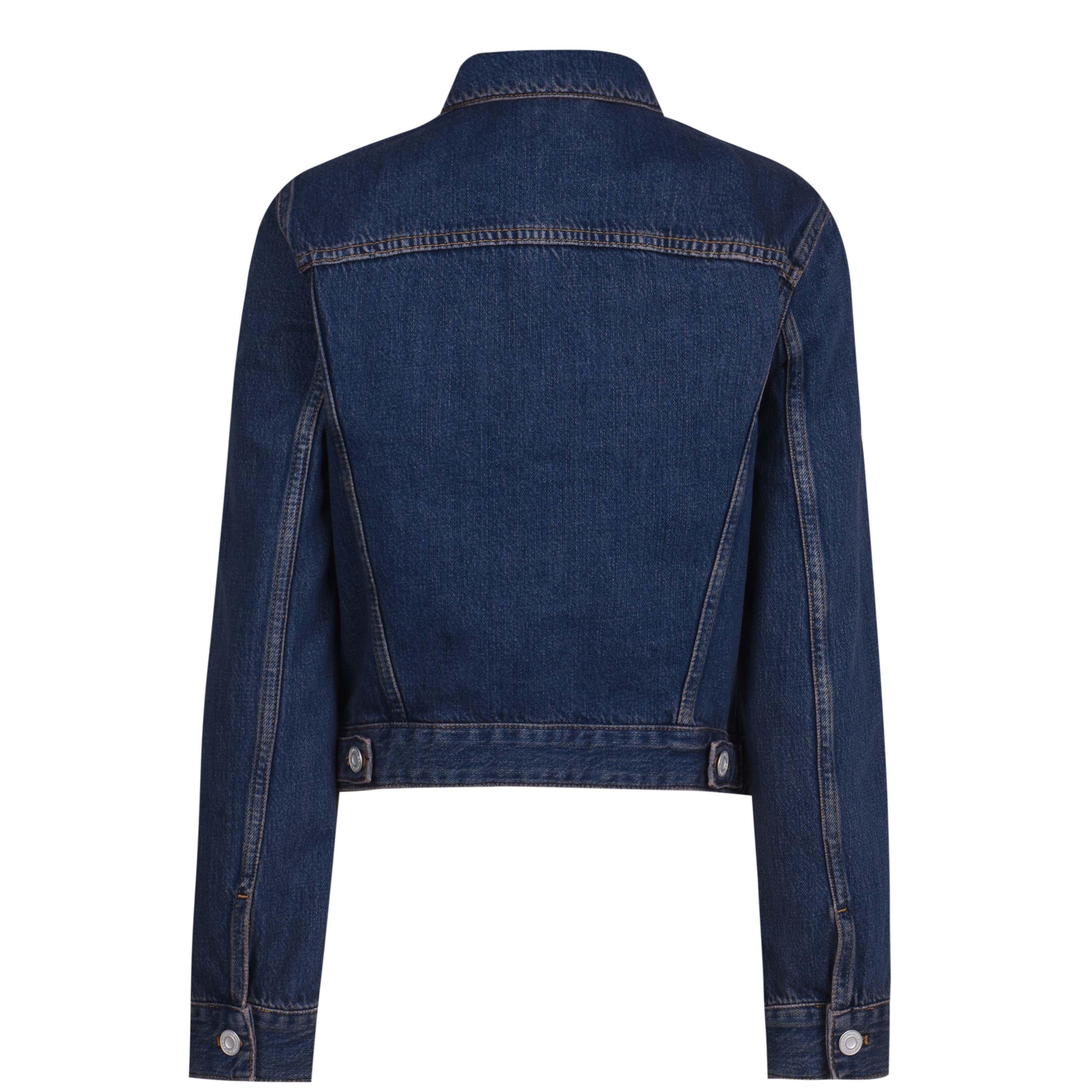 French Connection Macee Micro Western Denim Jacket