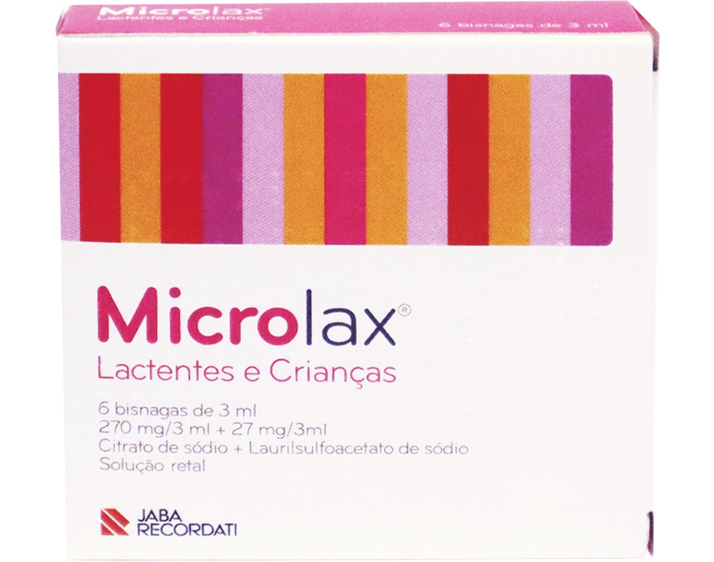 SOLUÇÃO MICROLAX RETAL 270MG/3ML   27MG/3ML BÉBE 6UN