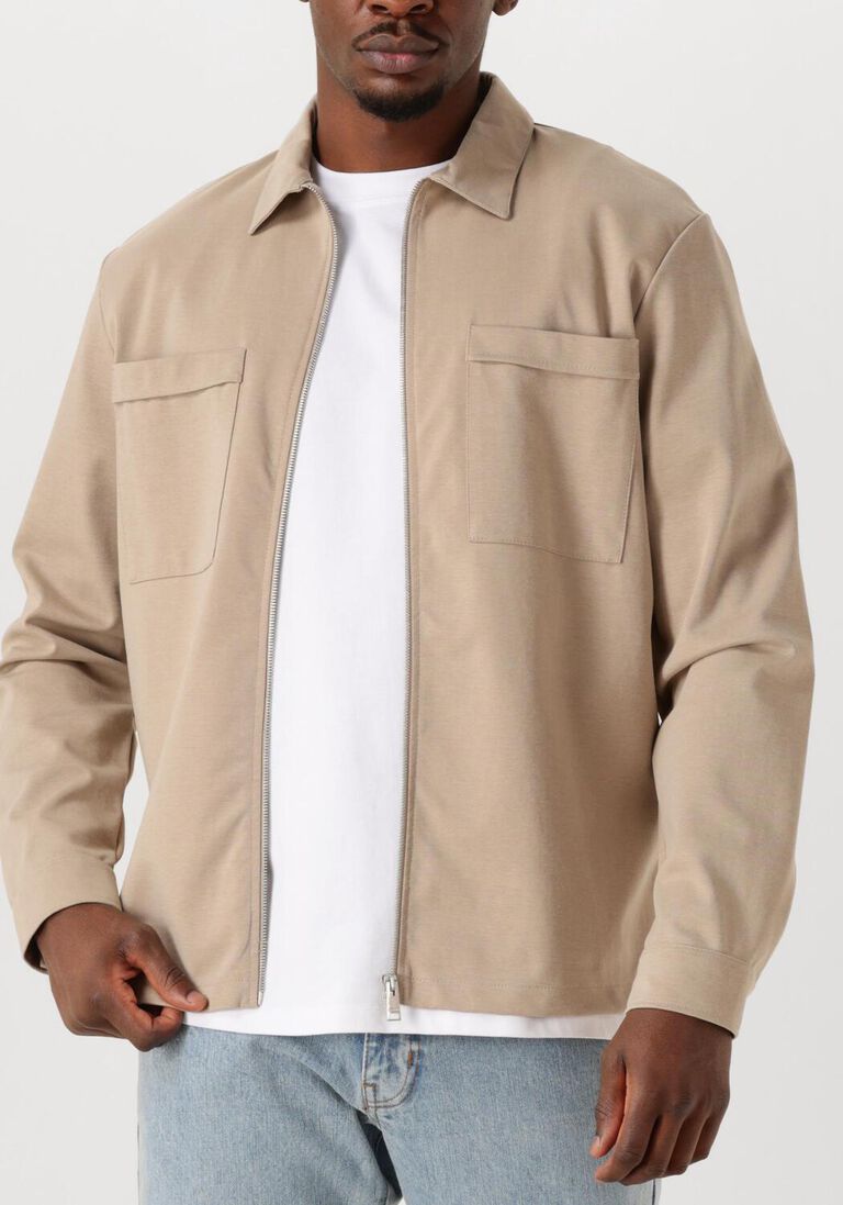 beige the goodpeople overshirt lavi